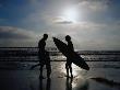 Surfers On San Diego Beach, San Diego, California, Usa by Christian Aslund Limited Edition Pricing Art Print