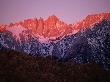 Eastern Sierra Mountains Seen From Lone Pine, Mt. Whitney Wilderness Area, Usa by Woods Wheatcroft Limited Edition Print