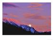 Full Moonrise Over Cloudcroft Peaks, Glacier National Park, Montana, Usa by Chuck Haney Limited Edition Print