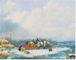 Winter Landscape by Cornelius Krieghoff Limited Edition Print