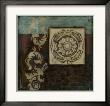 Damask Tapestry W/Rosette Ii by Jennifer Goldberger Limited Edition Pricing Art Print