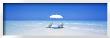 Beach, Ocean, Water, Parasol And Chairs, Maldives by Panoramic Images Limited Edition Print