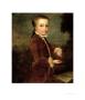 Portrait Of Wolfgang Amadeus Mozart (1756-91) Aged Eight, Holding A Bird's Nest, 1764-65 by Johann Zoffany Limited Edition Print