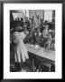 Students Sitting In Newly Integrated Classroom by James Burke Limited Edition Pricing Art Print