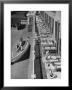 Nurses Tending To Afflicted Children As They Lie On A Sundeck In Sanitarium In Resort by Alfred Eisenstaedt Limited Edition Print