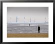 Anthony Gormleys Another Place, Crosby Beach, Merseyside, England, Uk by Alan Copson Limited Edition Print
