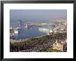 View Of Port With City Hall Below Right, Malaga, Andalucia, Spain, Europe by Marco Cristofori Limited Edition Print