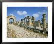 Roman Triumphal Arch And Colonnaded Street, Al Bas Site, Unesco World Heritage Site, Tyre, Lebanon by Gavin Hellier Limited Edition Print
