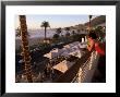 Young Woman Looking Over Camps Bay, Cape Town, South Africa, Africa by Yadid Levy Limited Edition Print