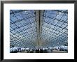 Glass Ceiling Interior Of Charles De Gaulle International Airport, Paris, France by Jim Zuckerman Limited Edition Print