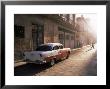 Early Morning Street Scene With Classic American Car, Havana, Cuba, West Indies, Central America by Lee Frost Limited Edition Print