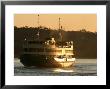 Passenger Ferry At Dawn, Sydney Harbor, Australia by David Wall Limited Edition Print
