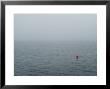 Red Buoy Floating On Block Island Sound In The Fog, Rhode Island by Todd Gipstein Limited Edition Print