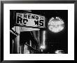 Signs For Reno Rooms, Silver Dollar Club, And Cafe At Night, For Workers Of Grand Coulee Dam by Margaret Bourke-White Limited Edition Pricing Art Print