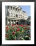 Flower Bed In Front Of The Bank Of England, City Of London, London, England, United Kingdom by Brigitte Bott Limited Edition Pricing Art Print