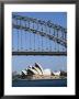 Sydney Opera House And Harbour Bridge, Sydney, New South Wales (N.S.W.), Australia by Fraser Hall Limited Edition Print