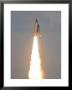 Space Shuttle Atlantis Blasting Off For The Heavens From Kennedy Space Center In Florida by Mike Theiss Limited Edition Print