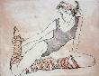 Danseuse A La Tunique Grise by Jean Jansem Limited Edition Print