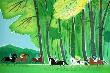 Cavaliers En Foret - Le Printemps by Serge Lassus Limited Edition Print