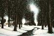 Neige Sous Les Arbres by Jacques Deperthes Limited Edition Print