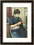 Girl Knitting by Walter Langley Limited Edition Print