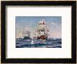 Nelson Sails Into Action In His Flagship The Victory by Norman Wilkinson Limited Edition Print