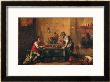 Men Playing Backgammon In A Tavern by David Teniers The Younger Limited Edition Print