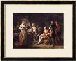 Louis Xiv Of France Declaring His Love For Louise De La Valliere by Jean-Frederic Schall Limited Edition Print