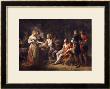 Louis Xiv Of France Declaring His Love For Louise De La Valliere by Jean-Frederic Schall Limited Edition Print