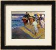 Towing In The Boat, Valencia Beach, 1916 by Joaquin Sorolla Y Bastida Limited Edition Print