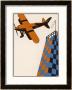 Rounding A Pylon In The Course Of A Closed-Circuit Air Race by Edward Shenton Limited Edition Print