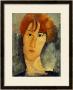 A Young Woman With A Reddish Brown Collar by Amedeo Modigliani Limited Edition Print
