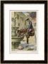 When His Horse Is Cut In Two By An Unfortunate Accident It Becomes Extrememly Thirsty by O. Herrfurth Limited Edition Print