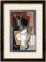 Glass And Bottle, 1919 by Juan Gris Limited Edition Print