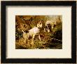 Two Smooth-Haired Fox Terriers By A Fishing Rod And A Creel On A Riverbank by Philip Eustace Stretton Limited Edition Print