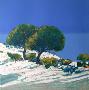 Les Deux Cypres by Jean-Claude Allenbach Limited Edition Pricing Art Print