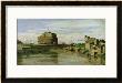 Castel Sant'angelo In Rome, Italy by Jean-Baptiste-Camille Corot Limited Edition Pricing Art Print