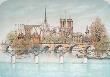 Paris, L'ile De La Cite Et Le Pont-Neuf by Rolf Rafflewski Limited Edition Pricing Art Print