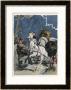 Carriage Horses Terrified By A Thunderstorm by Auguste Leroux Limited Edition Print