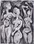 Tres Mujeres En El Campo by Jose Vilato Ruiz Fin Limited Edition Print
