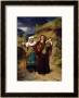 A Monk Helping A Pilgrim by Jean Victor Schnetz Limited Edition Print