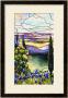 Leaded Glass Landscape Window, Circa 1915 by Lederle & Geisler Limited Edition Pricing Art Print