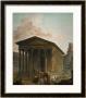 La Maison Carree A Nimes by Hubert Robert Limited Edition Pricing Art Print