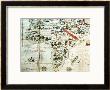 Add 24065: Detail Of A Map Of The World Showing Africa, 1550 by Pierre Descaliers Limited Edition Print