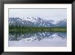 Drashner Lake With Reflection, Alaska Range, Alaska by Rich Reid Limited Edition Print