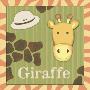 Safari Giraffe by Smatsy Pants Limited Edition Print