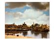 View Of Delft, Circa 1660-61 by Jan Vermeer Limited Edition Print