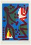 Serie Iii Nacht (Blau-Rot) by A. R. Penck Limited Edition Pricing Art Print