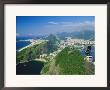 Rio And The Copacabana Beach From Pao De Acucar (Sugar Loaf), Rio De Janeiro, Brazil by Gavin Hellier Limited Edition Print