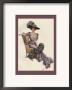 Woman With Ostrich Fan by Harrison Fisher Limited Edition Pricing Art Print